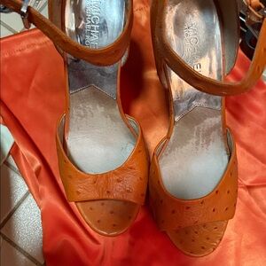 Michael Kors Women's Orange Heels